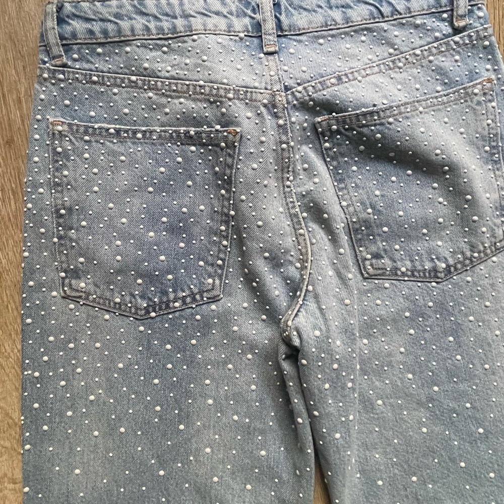 Zara Pearl TRF wide leg jeans - Picture 6 of 6